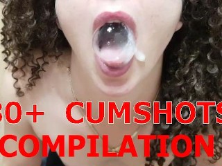 Screen Capture of Video Titled: Blowjobs Cumshots Oral Creampie Cum in mouth Facial Swallow - Compilation