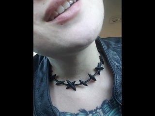 oral, oral fixation, vertical video, blonde