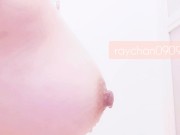Preview 5 of Bubble-covered nipple masturbation【Angle from the side】