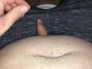 Preview 5 of Bbw teen plays with her little uncut cock