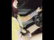 Preview 6 of I wanna cum! Watch me edge myself while driving until I finally cum and squirt hard in my car