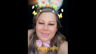 Conejita gordita pecoso feliz teaser de pascua