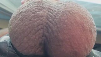 "SUCK MY BIG FUKIN BALLS BABY" LOUD GUY MOANING