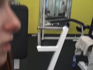 HUNT4KMagnificent Chick Gives Trimmed Vagina for Cash in the Gym