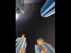 The giantess Debora shrinks her ex and introduces him to a microscopic city