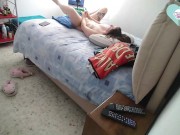 Preview 2 of I caught my stepsister masturbating so I fucked her until she squirts