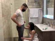 Preview 2 of Fucked a friend's fiancee in the bathroom and she was late for the ceremony - Anny Walker