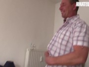 Preview 1 of XXXOmas - Big Tits Amateur German Grannies Crazy Foursome Fucking