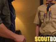 Preview 1 of ScoutBoys Skinny cute virgin used and fucked by hung scout leader