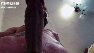 Muscular guy masturbates solo and cums homemade