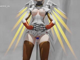 Mercy is Impaled by a Big Vibrating Dildo (Voices & Sound) - Part 5