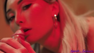 Step sis blowing my dick when all family on holiday