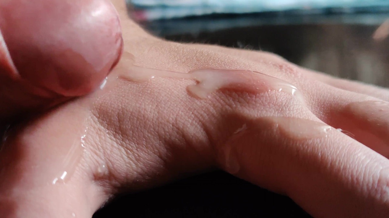 Cum on hand