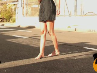 Caught by police, naked public nudity MiaAmahl