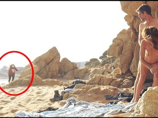 Couple Caught having Sex at the Beach