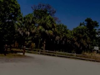 Rubbing my pussy in broad daylight!