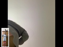 うさ耳付けたふたなり金髪をiPadの上を跨がせて逆さ撮りパンチラ！ - Screenshot 10 of 16 - Rabbit Ears