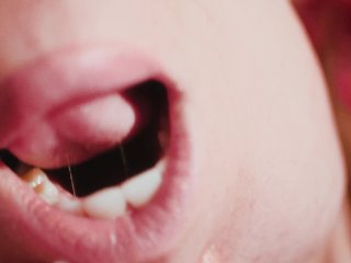 close up blowjob, huge load, cumshot, cum swallow