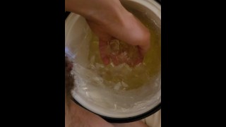 Piss In The Hotel Ice Bucket From POV