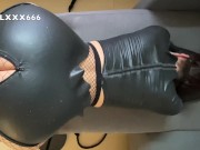 Preview 1 of German Latex get her Extreme Tight Pierced Hairy Pussy Fucked and Cum in Pussy