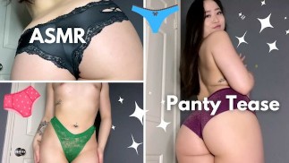 Thick Asian Panty Try-On and Ass Worship -ASMR