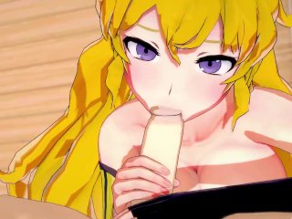 Yang Xiao Long Gets Mouth Fucked BeforeSwallowing a Load of Cum - RWBY_Hentai