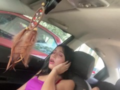 CAMINO A LA UNIVERSIDAD LE DOY EL CONTROL DE MI VIBRADOR AL CONDUCTOR DE LA APLICACION