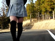 Preview 1 of I was found exposed masturbating ejaculating in the middle of the road