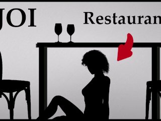 restaurante, public, orgasmo, juego