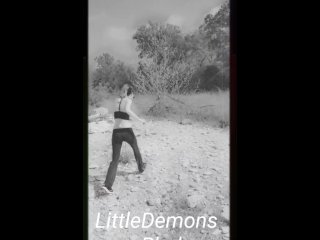 LittleDemons Pees On Hike
