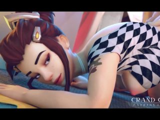 Animation Brigitte sweet Anal in the Sunny Spring Day [Grand Cupido] ( Overwatch )