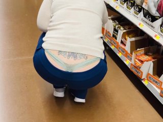 store, fat ass, 60fps, candid ass