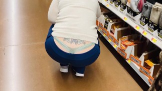 Whale Tail Huge Booty Milf at Walmart