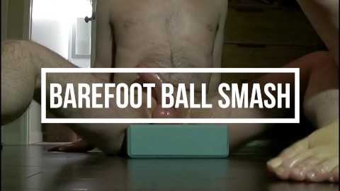 Barefoot Ball Smash - Nurse Myste - Femdom Ballbusting CBT