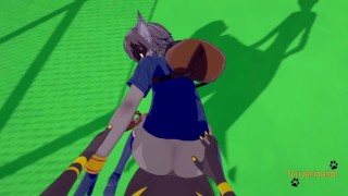 Sly Cooper Yaoi Furry - POV He cums in his mouth and then on his ass