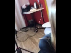 Video Makeup Artist Jerking Off Two Actors Before Sceen with Another Girl