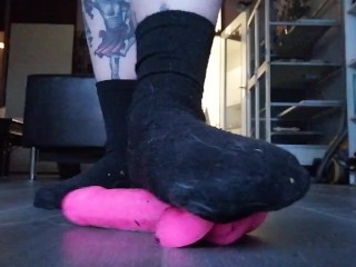 Stomping on your Tiny Cock in Dirty Socks