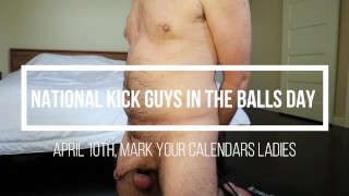 Nationale Kick Jongens In De Ballen Dag 04 10 21 Ballbusting CBT Femdom