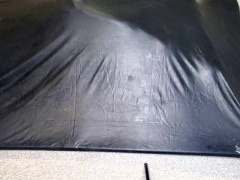 Video Face Down & Ass Up in a Vacbed - Sexy sub girl gets impact play then cums in a latex Vacbed