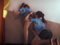 Lesbian Security Girl Licking Pussy Form Behind