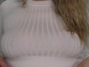 Preview 3 of Edge your twitching cock for underboob
