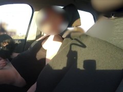 Video Stranger caught my wife sucking dick in the car in the school parking lot - MissCreamy