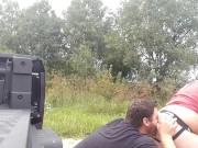 Preview 2 of Fucked in the Bed of Bear's Truck (Preview)