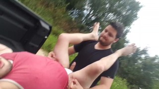Fucked in the Bed of Bear's Truck (Preview)