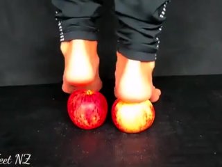 foot model, apple crushing, sexy, verified amateurs