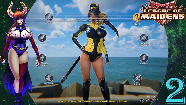 Давайте поиграем в League of Maiden Часть 2 Знакомьтесь, Рэйвен