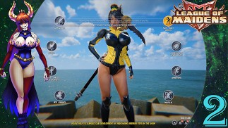 Давайте поиграем в League of Maiden Часть 2 Знакомьтесь, Рэйвен