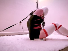 Onepiece swimsuit & selfbondage armbinder