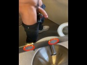 Preview 6 of Jerking and cumming on the toilet of a Dutch train