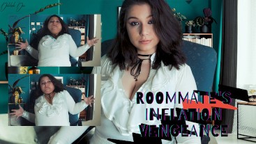 Roommate's Inflation  - Bitchy Roommate Gets Magically Inflated by POV!